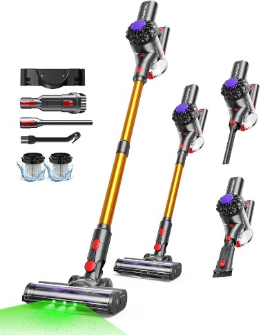 VACTechPro Cordless Vacuum Cleaner, 35KPa/45Mins Lightweight Stick Vacuum
